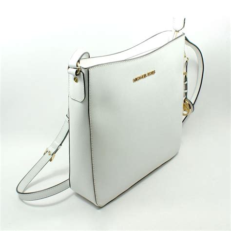 large michael kors white purse|michael kors white small crossbody.